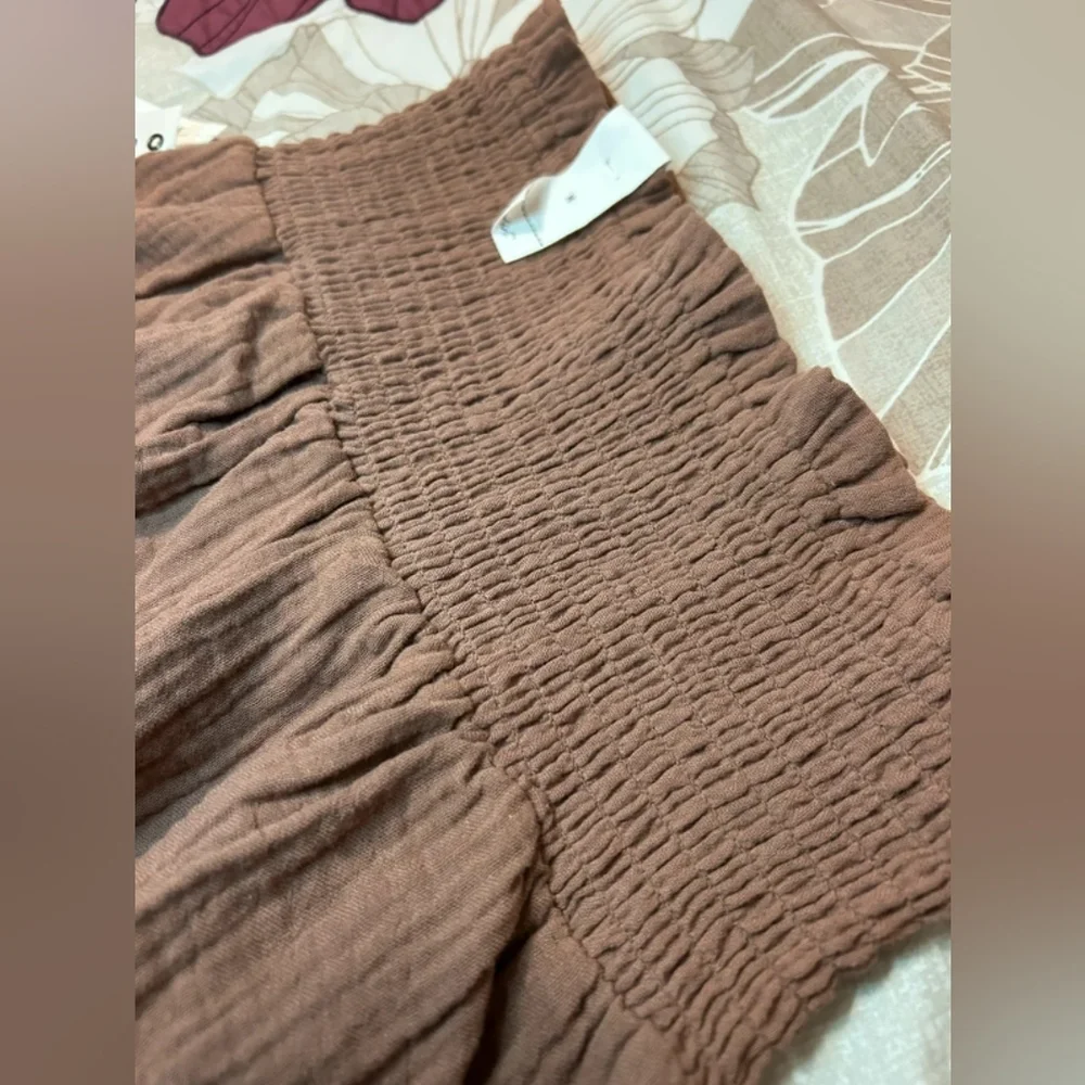 Brown Ruffled Skirt - Picture 4 of 4